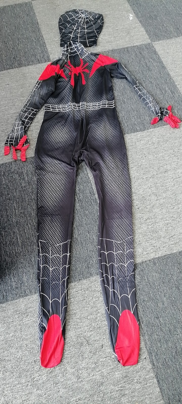 Spiderman Miles Morales Halloween Costume Cosplay Mens Jumpsuit Spandex Bodysuit