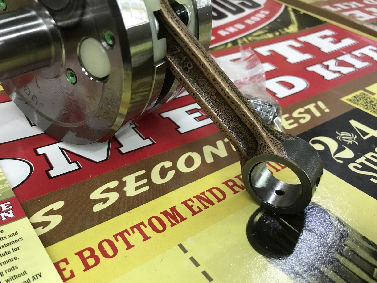 2005-2022 Yamaha YZ125 YZ 125 Hot Rods Crankshaft Bottom End Kit 4054 rod crank