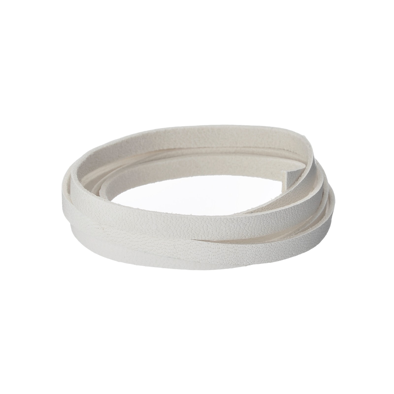 Deerskin Lace Spool 3/16" x 50 ft White - Craft Jewelry Garment Leather Lace