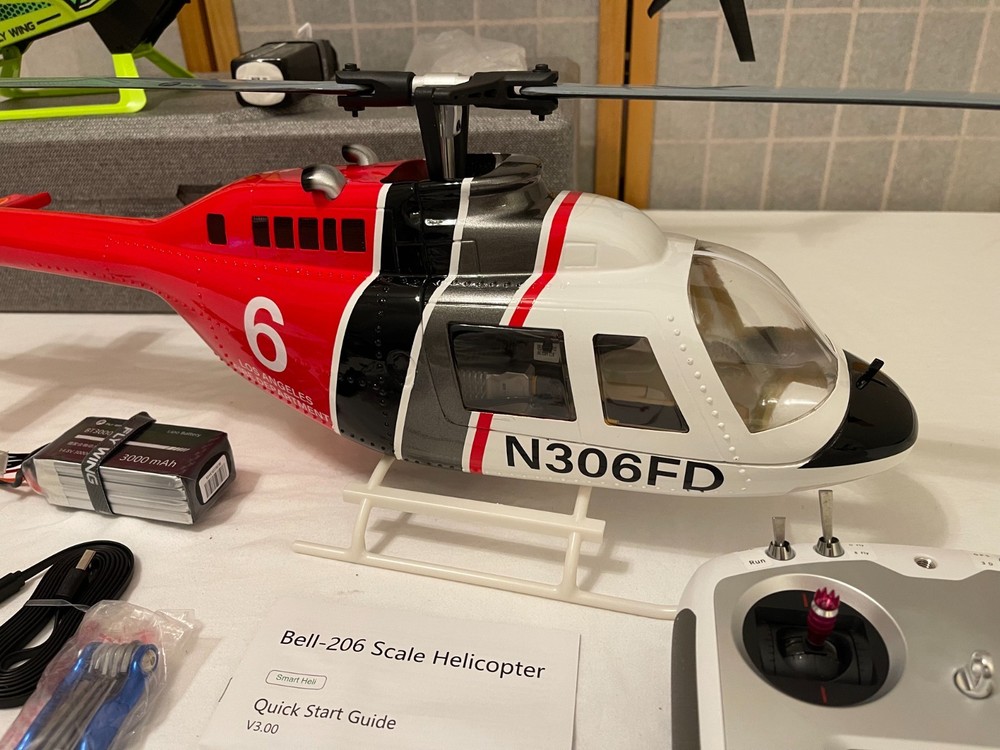 Fly Wing Bell-206 V3 6CH GPS 3D Hovering Auto Return RC RTF Helicopter