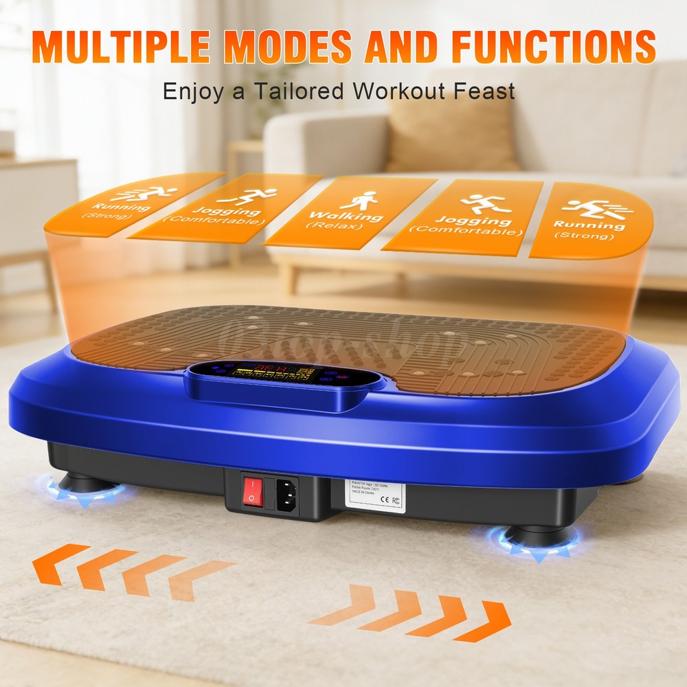 Vibration Plate Exercise Machine Whole Body Workout Vibrate Platform Bluetooth
