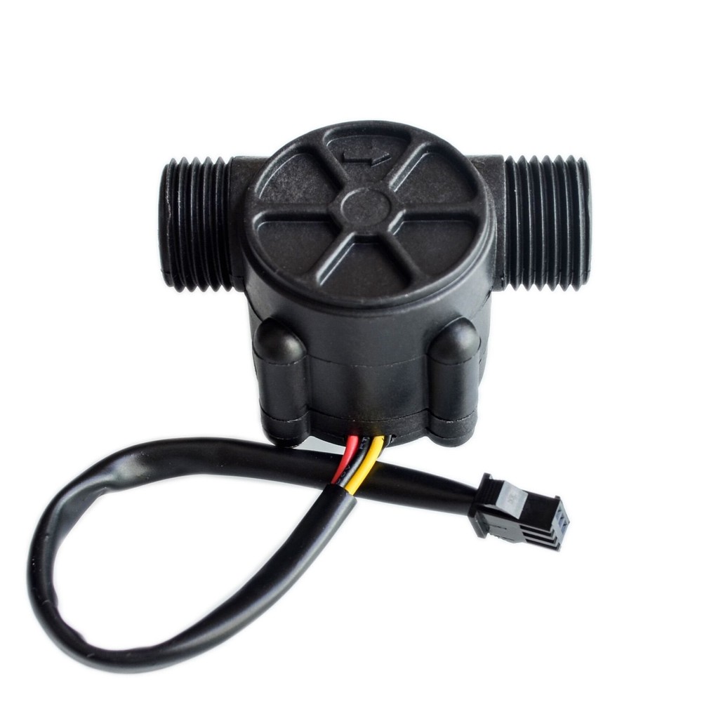 Bolsen Water Flow Sensor flowmeter Hall Control Black