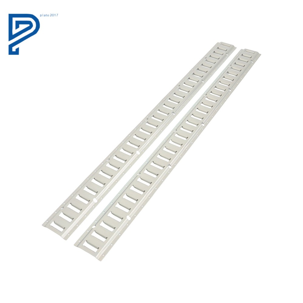 2PC 5' E-Track Tie-Down Rail For Truck Trailer Cargo Van Utility