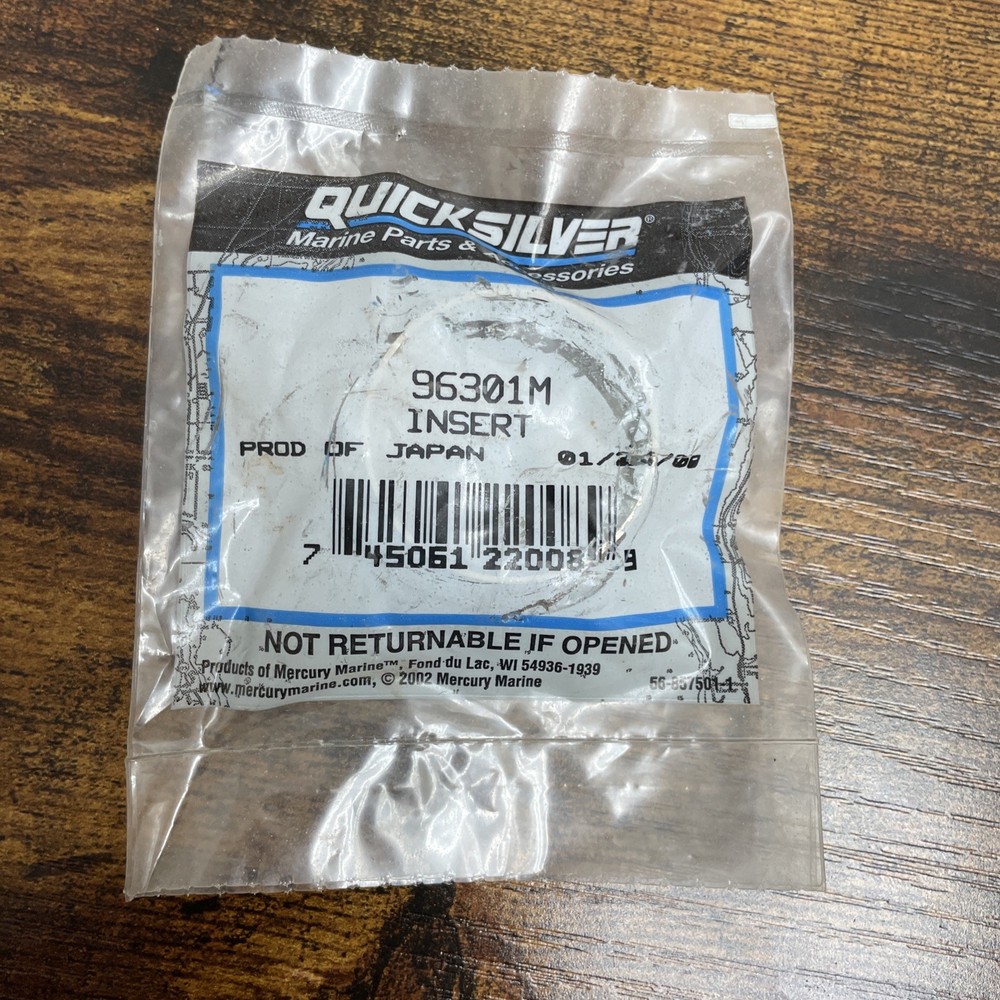 Mercury Quicksilver 96301M Insert OEM NOS