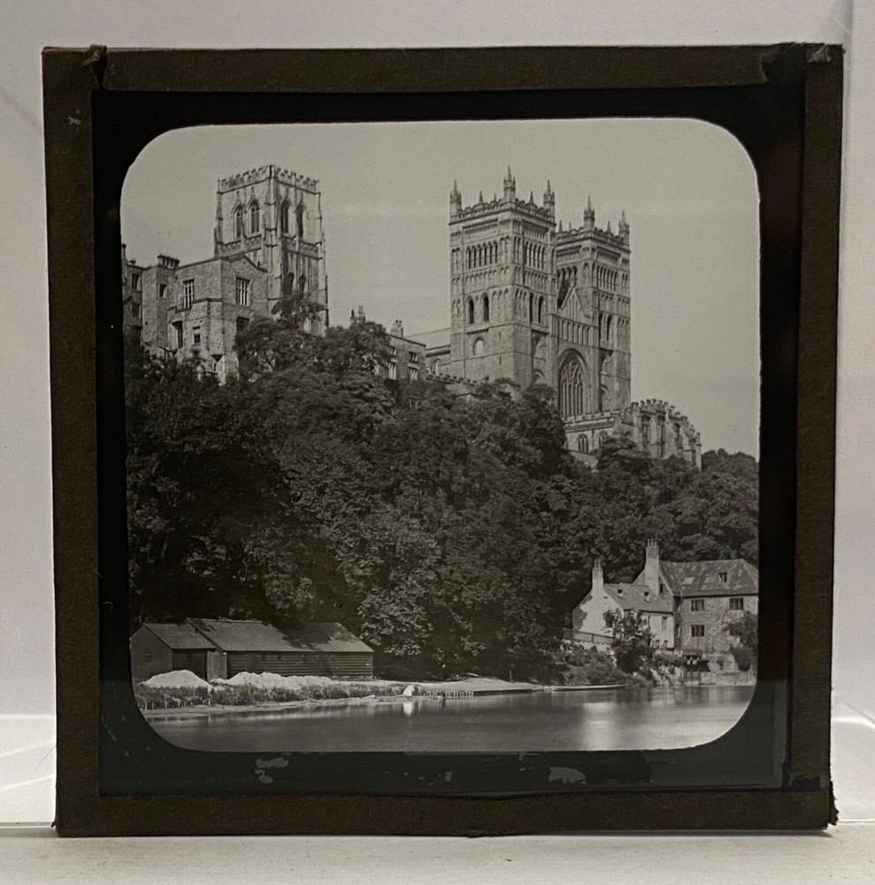 Antique Magic Lantern Slide - 3. Durham Cathedral J. V.