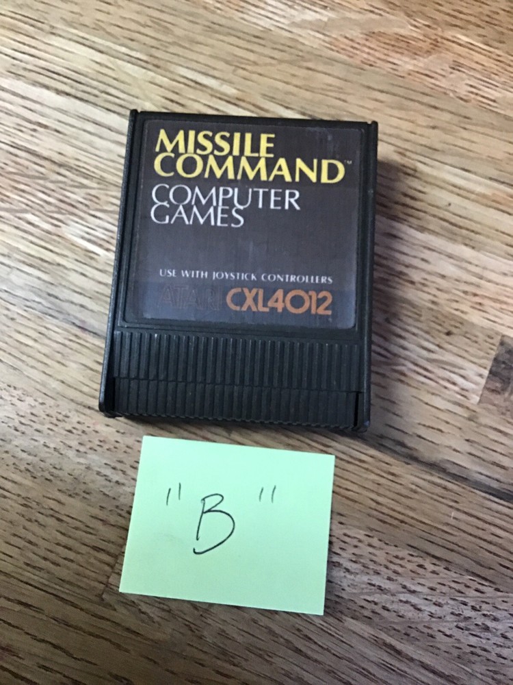 Missile Command Atari CXL4012 Cartridge