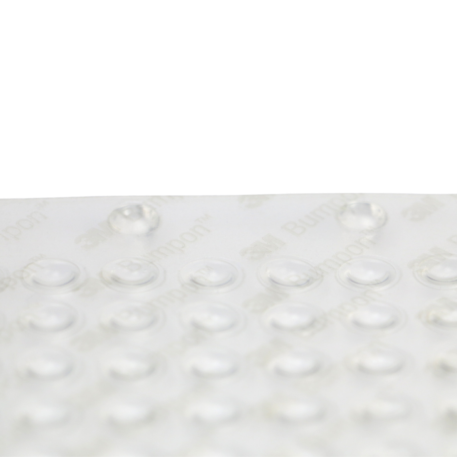 3M Bumpon Self-Adhesive Protectors: 0.312 in. width x 0.085 in. thick (Clear) *r