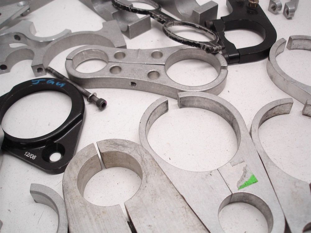 BULK 138pcs BILLET ASSORTED FIREBOTTLE / HARD LINE MOUNTING BRACKETS CLAMPS