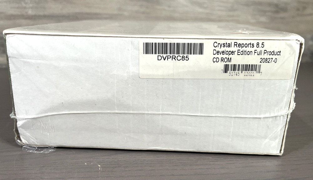 Crystal Reports 8.5 Developer Edition Windows New Factory Sealed Box