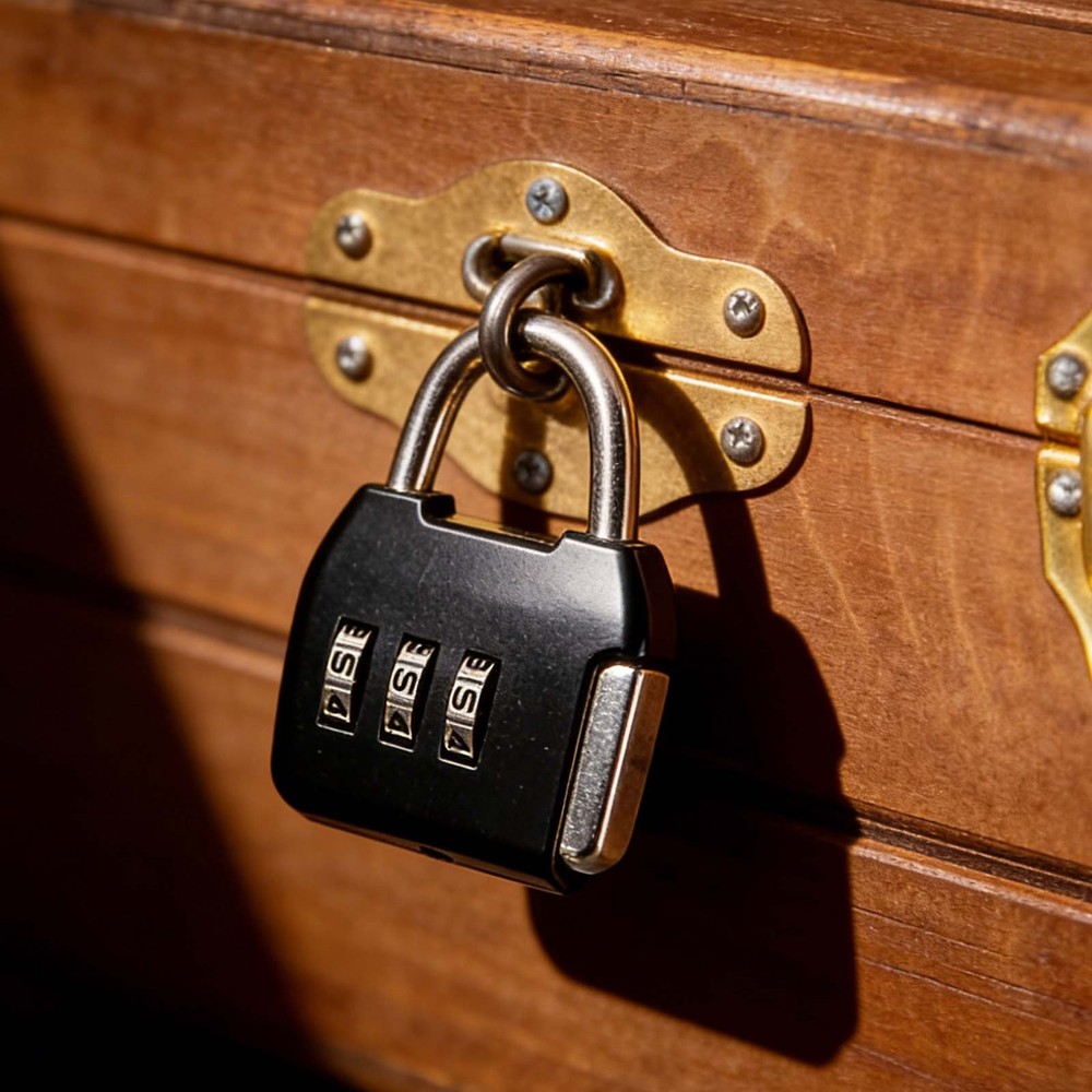 2Pcs Resettable 3 Digit Combination Lock Code Padlock, Pink (47 x 36mm)