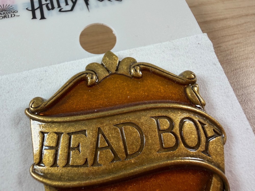 Harry Potter Studios Hufflepuff Head Boy Pin