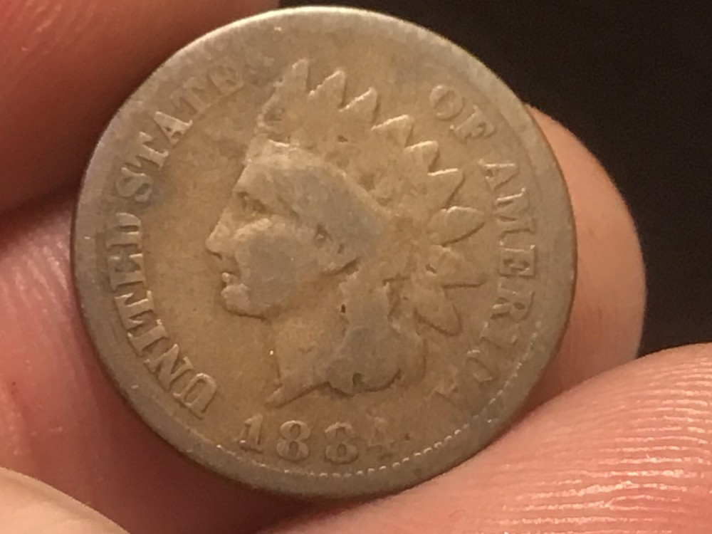 1884 Indian Head Cent / Penny, 1 Coin