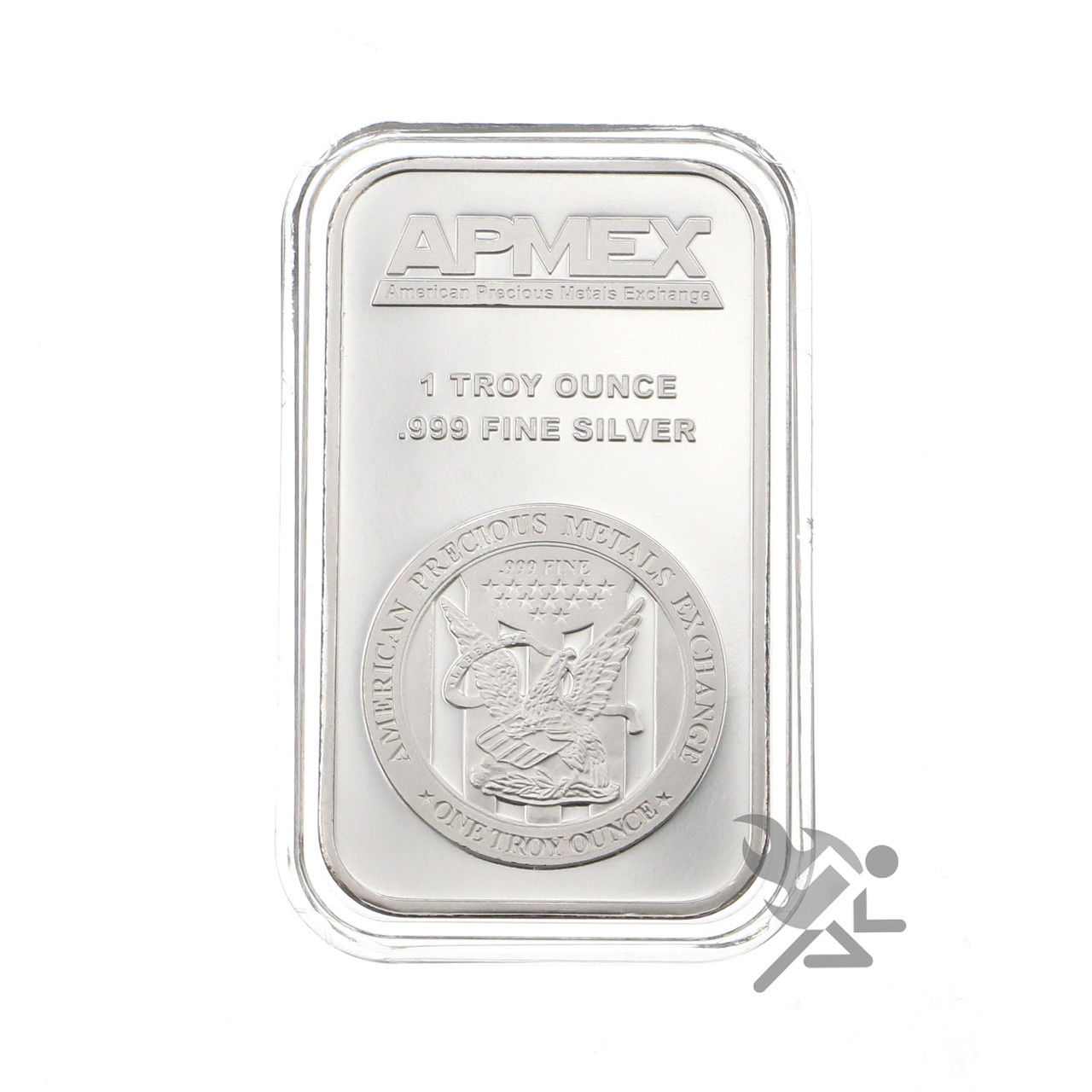 1oz Silver Bar Direct Fit Capsules Air-Tite Brand, 10 Pack