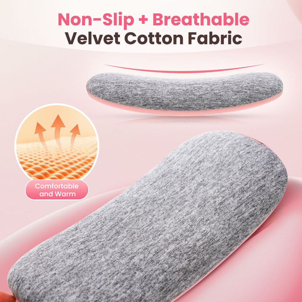 Electric Heating Menstrual Vibration Pad Belt For Period Pain Relief Cramps USB
