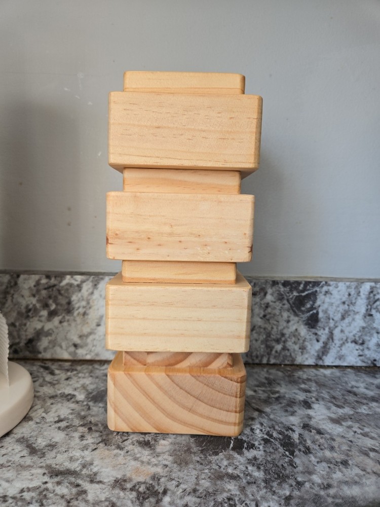 2 Inch Height, 4 Risers, Black - Square Bed Risers for Storage and Cleaning -...