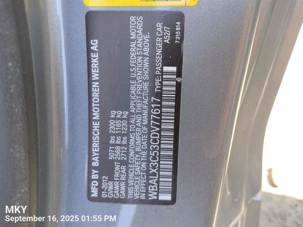 CONTROL PANEL OEM 2012 BMW 650I 1YR WRNTY