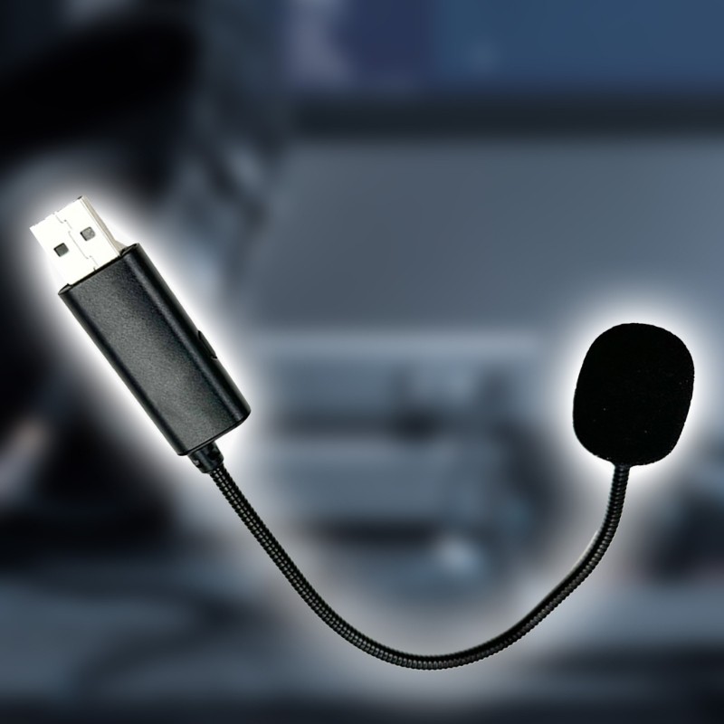 Omnidirectional Microphone 9 Hose Microphone with Switchs Support All System