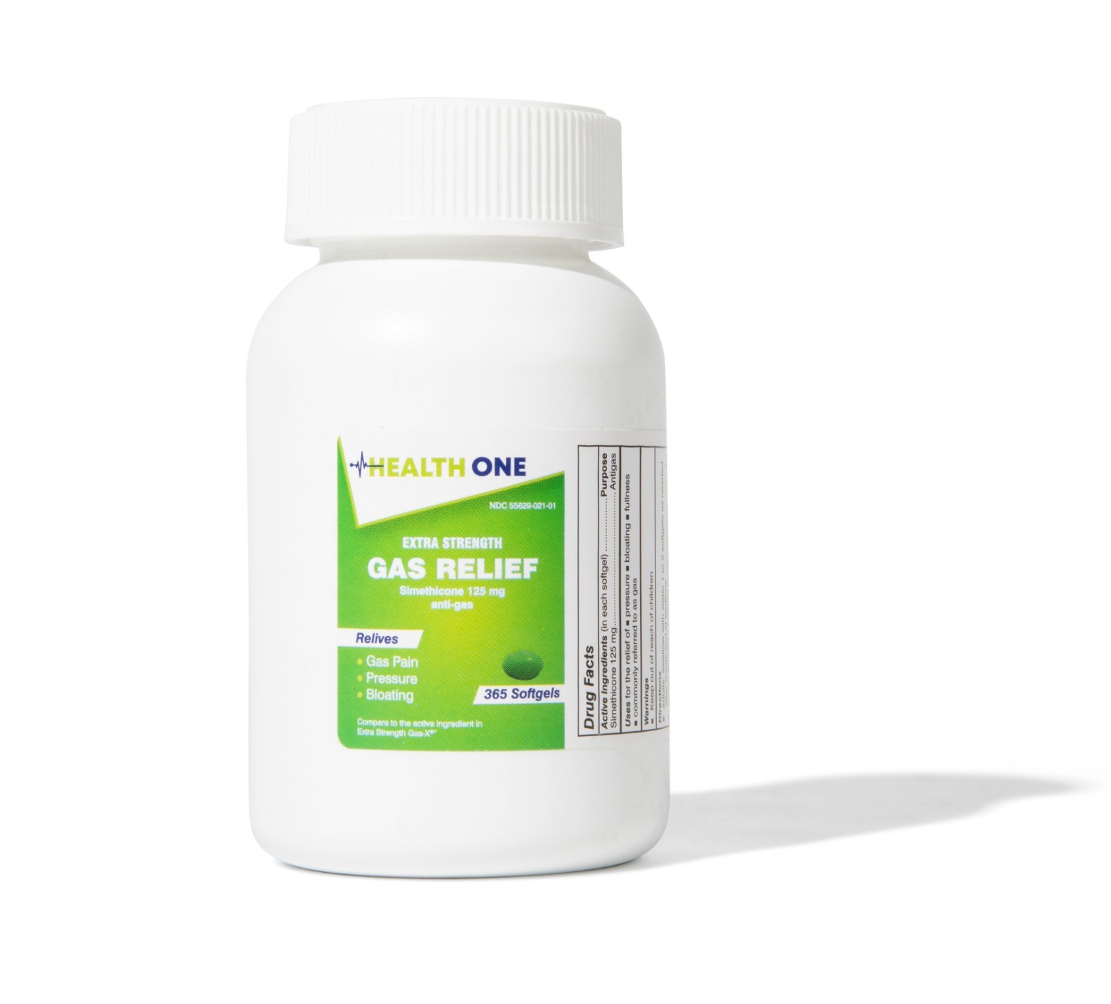 Extra Strength Gas Relief, 125mg Simethicone, 365 Softgels