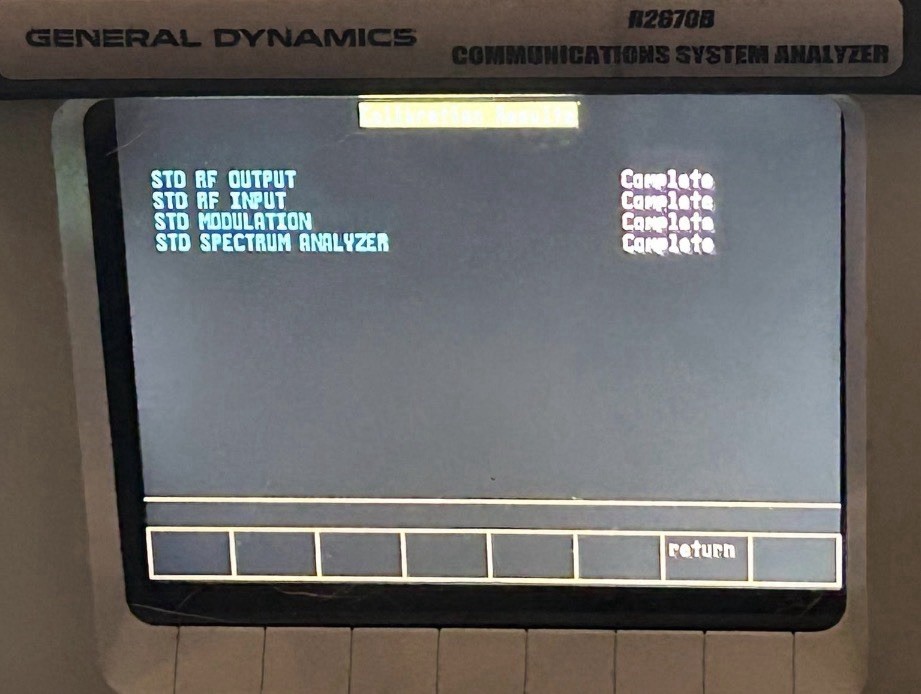 General Dynamics R2670B P25 Digital Analyzer - Digitally Optioned - Verified