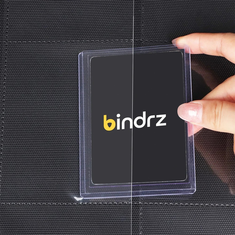 BINDRZ 9-Pocket 252 Top Loader Water Binder w/Side Loading Pockets Blue NEW