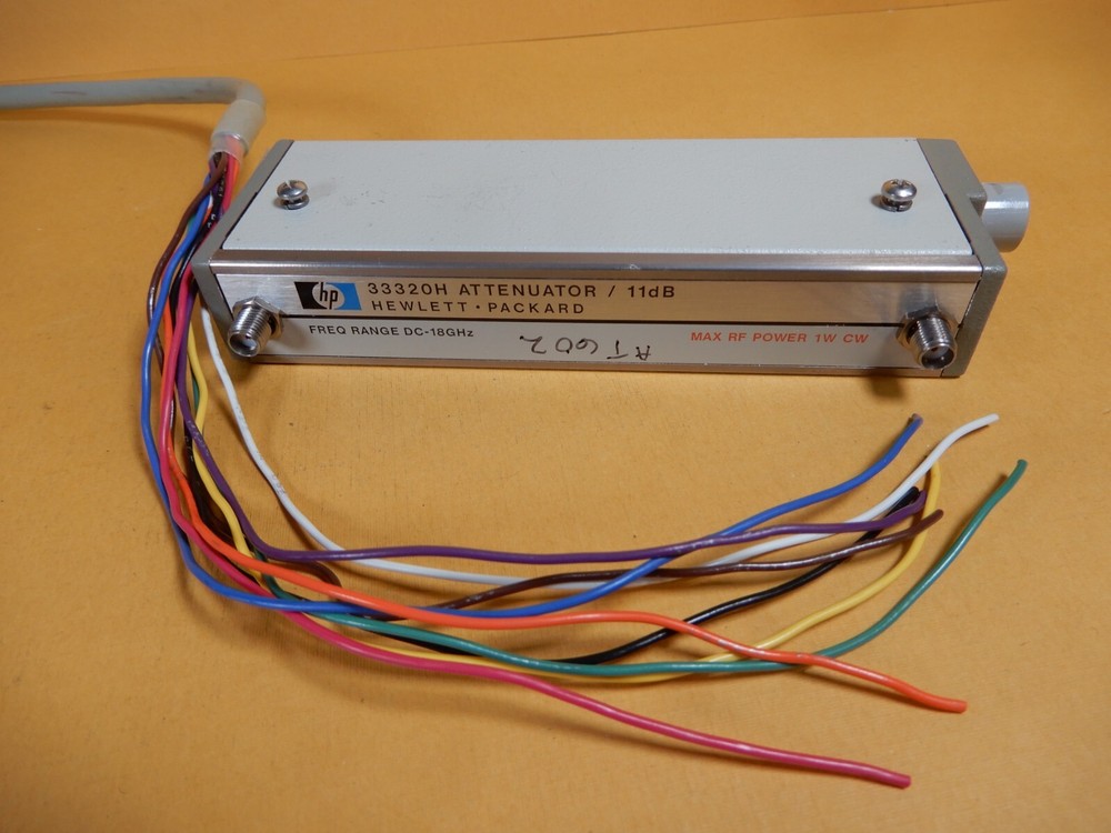 Hewlett Packard 33320H Attenuator with Cable Used Working