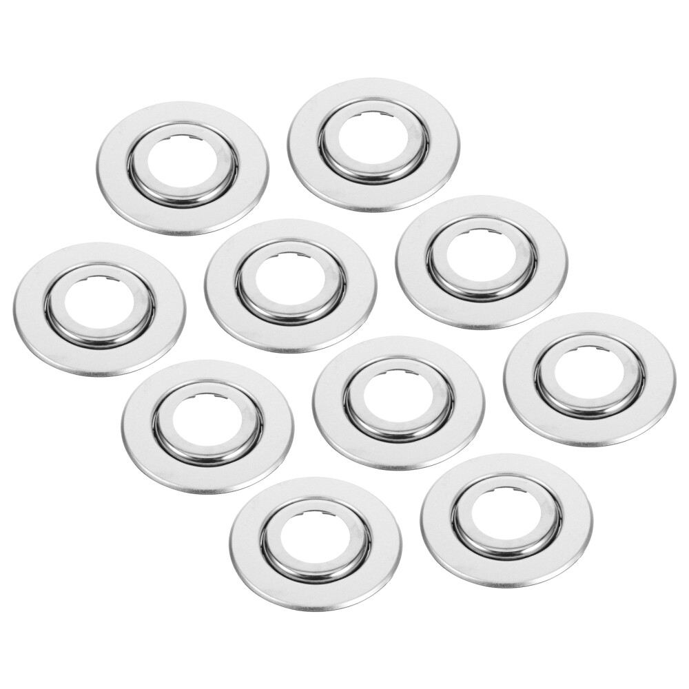 10 Pcs Stainless Plate Sprinkler Head Decorative Cover Fire Shield