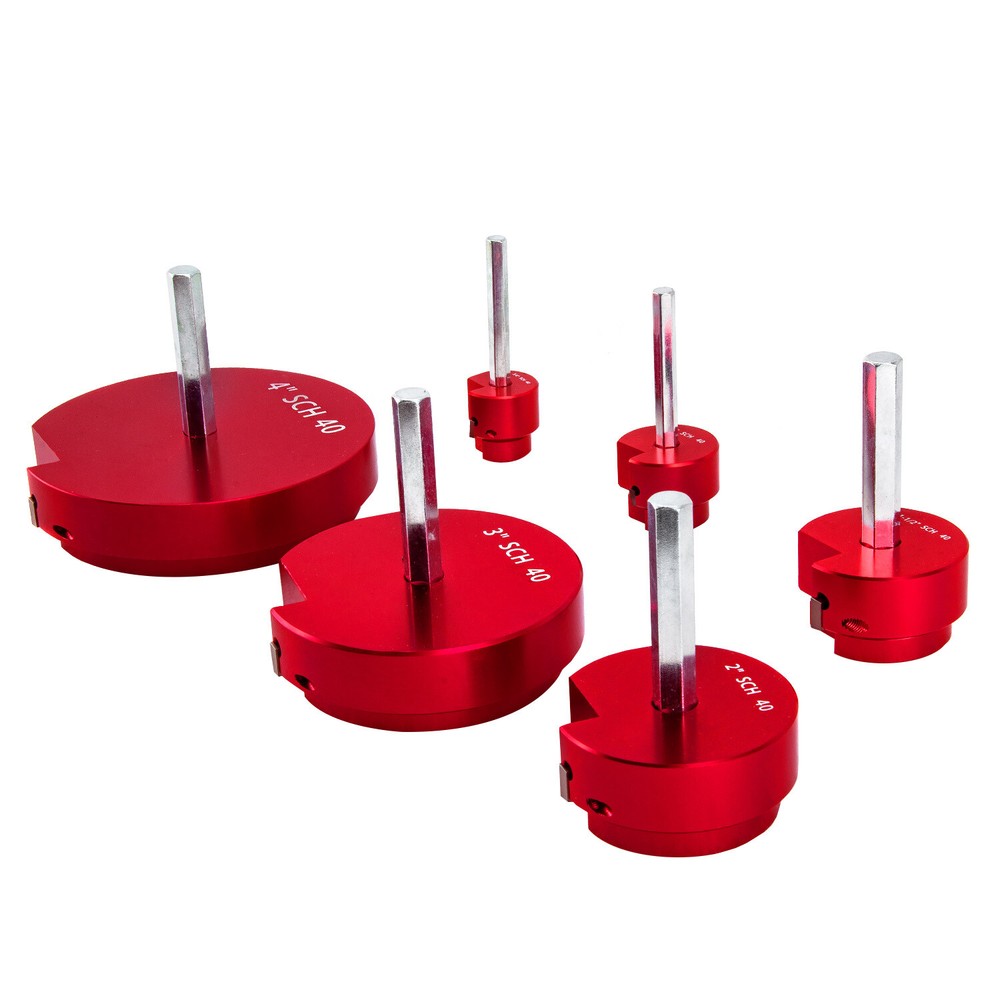 For 1/2" drills PVC Pipe Reamer Tool Durable 6PCS Pipe Fitting Reamer SET,