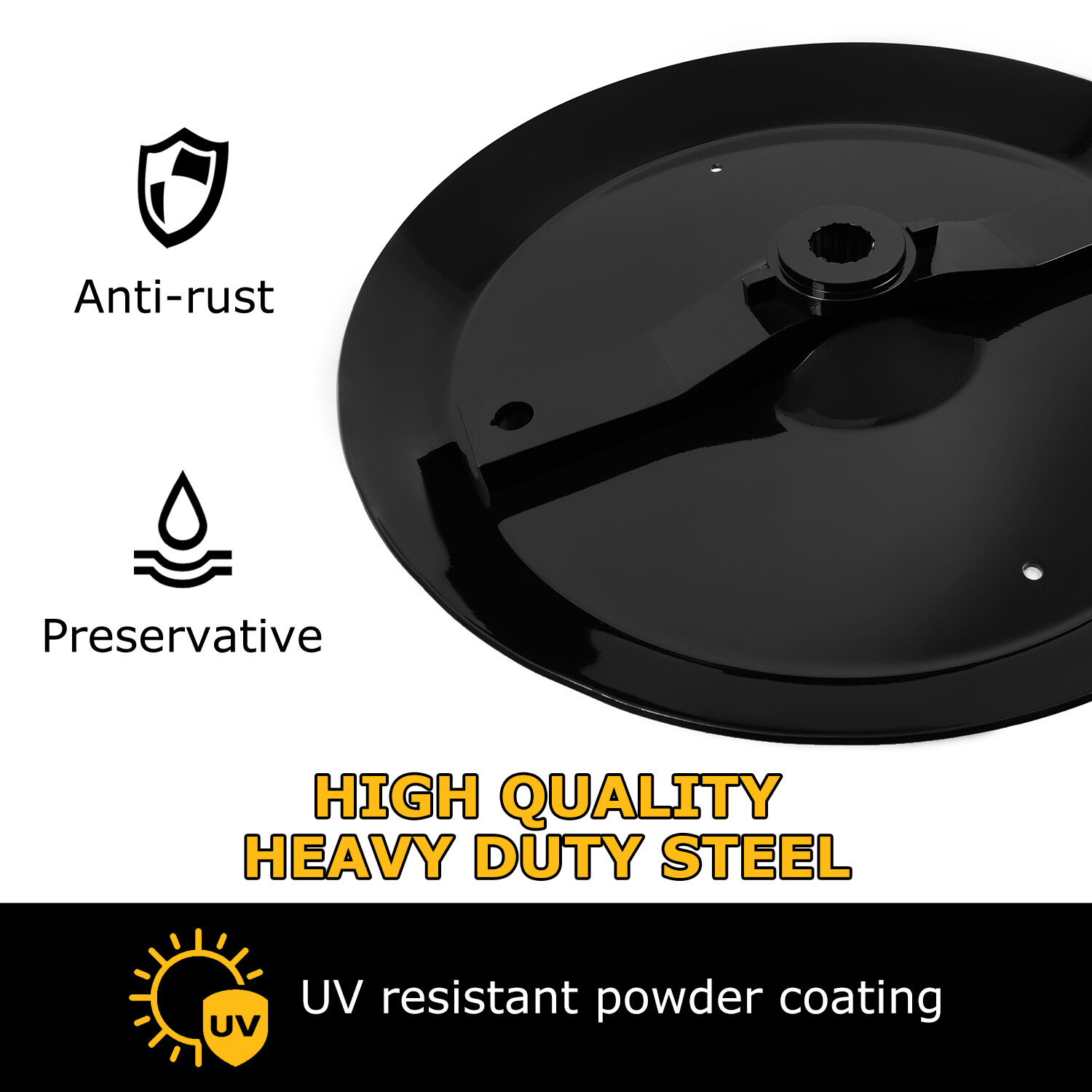 Replacement Black Blade Pan Stump Jumper For Bush Hog Brand Rotary Cutters 75HP