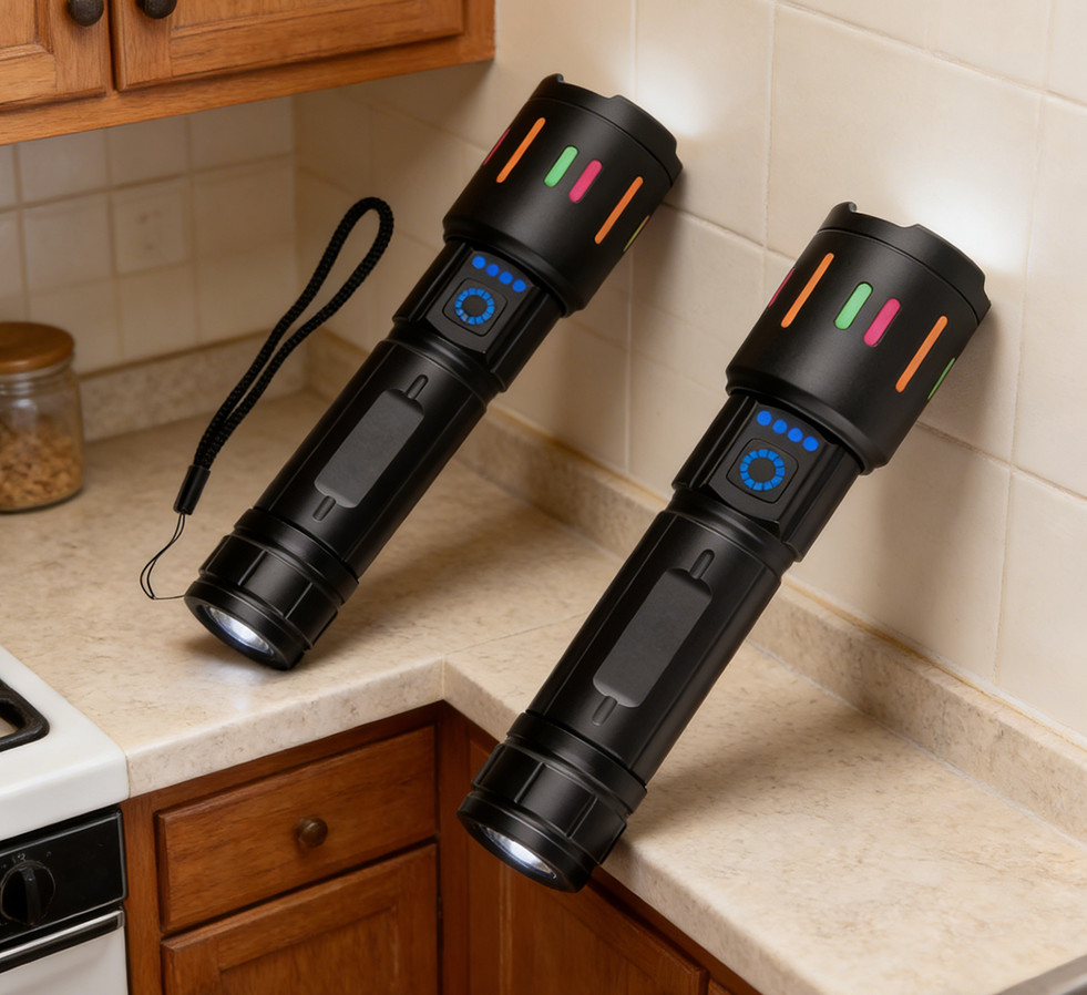 350000000 Lumen Super Bright LED Tactical Flashlight Rechargeable Work Light%#