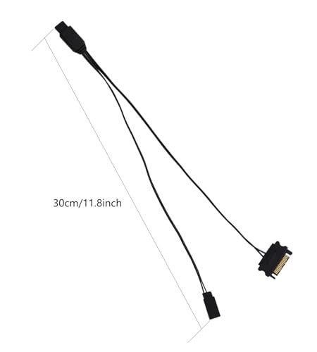 5V 3PIN ARGB Controller SATA to 3PIN ARGB Splitters Cable Built-in Light Mode