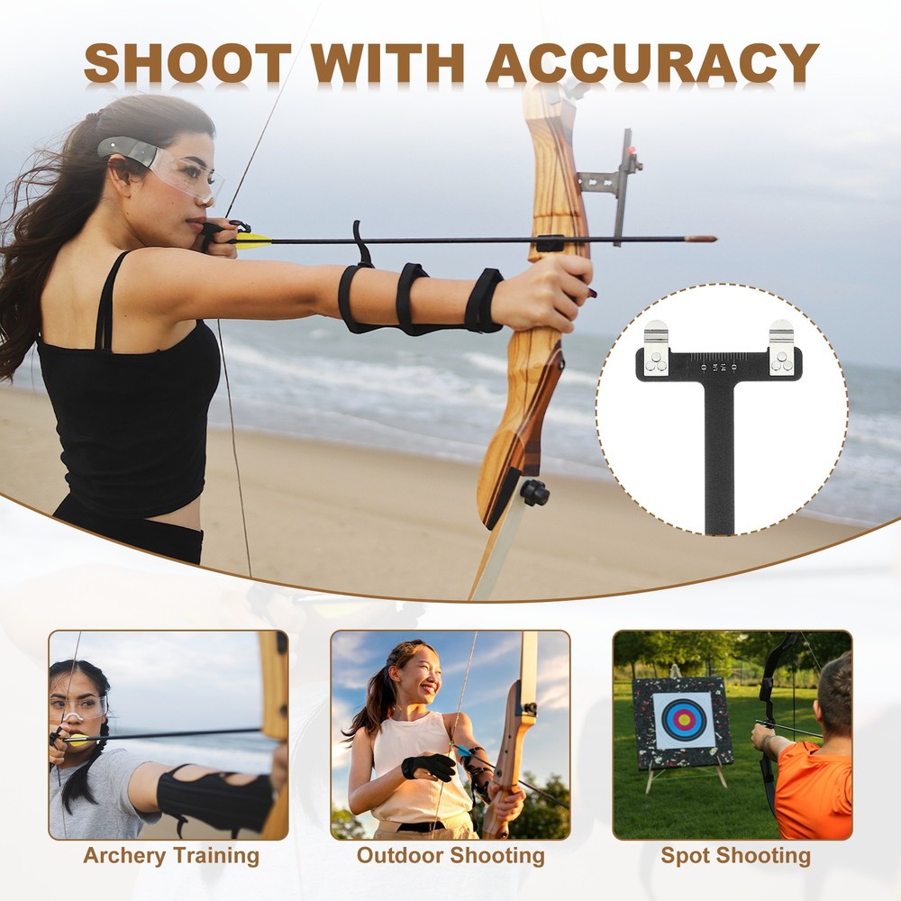 Archery Bows Square 33x9mm Recurve Compound Bowstring Archery Kit Black