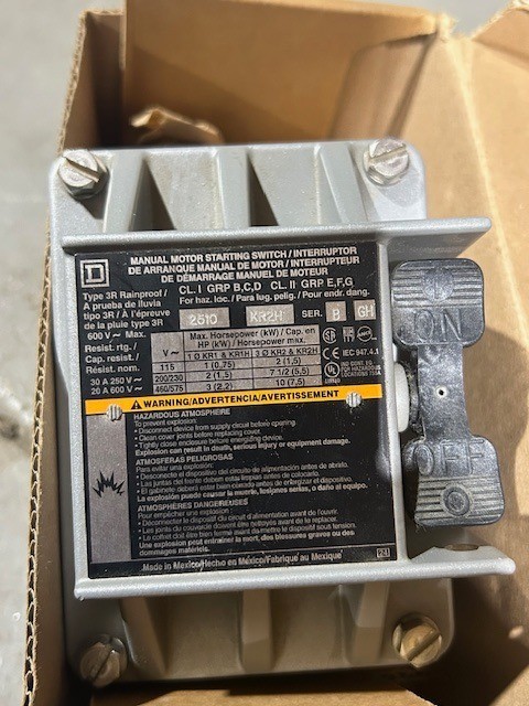 2510KR2H MOTOR STARTING SWITCH