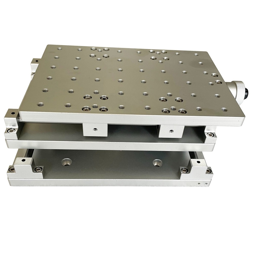 XY Axis 2 Axis Positioning Marking Machine Adjustabl Work Table Mobile Laser