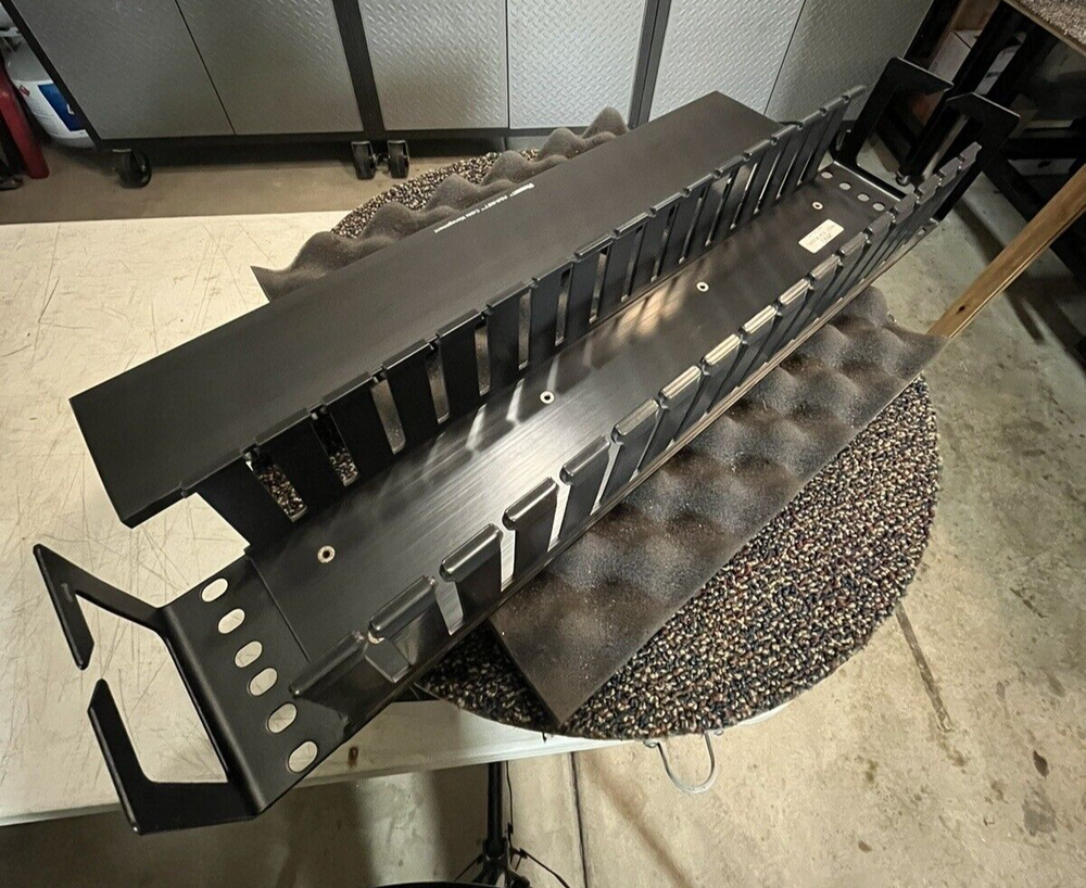(1) PANDUIT WMPHF2 Cable Management System Black Metal.