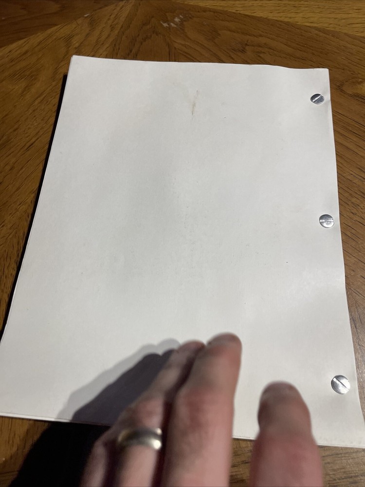 Blob II 2 Red Armageddon Original Script Screenplay E.L. Ernest West