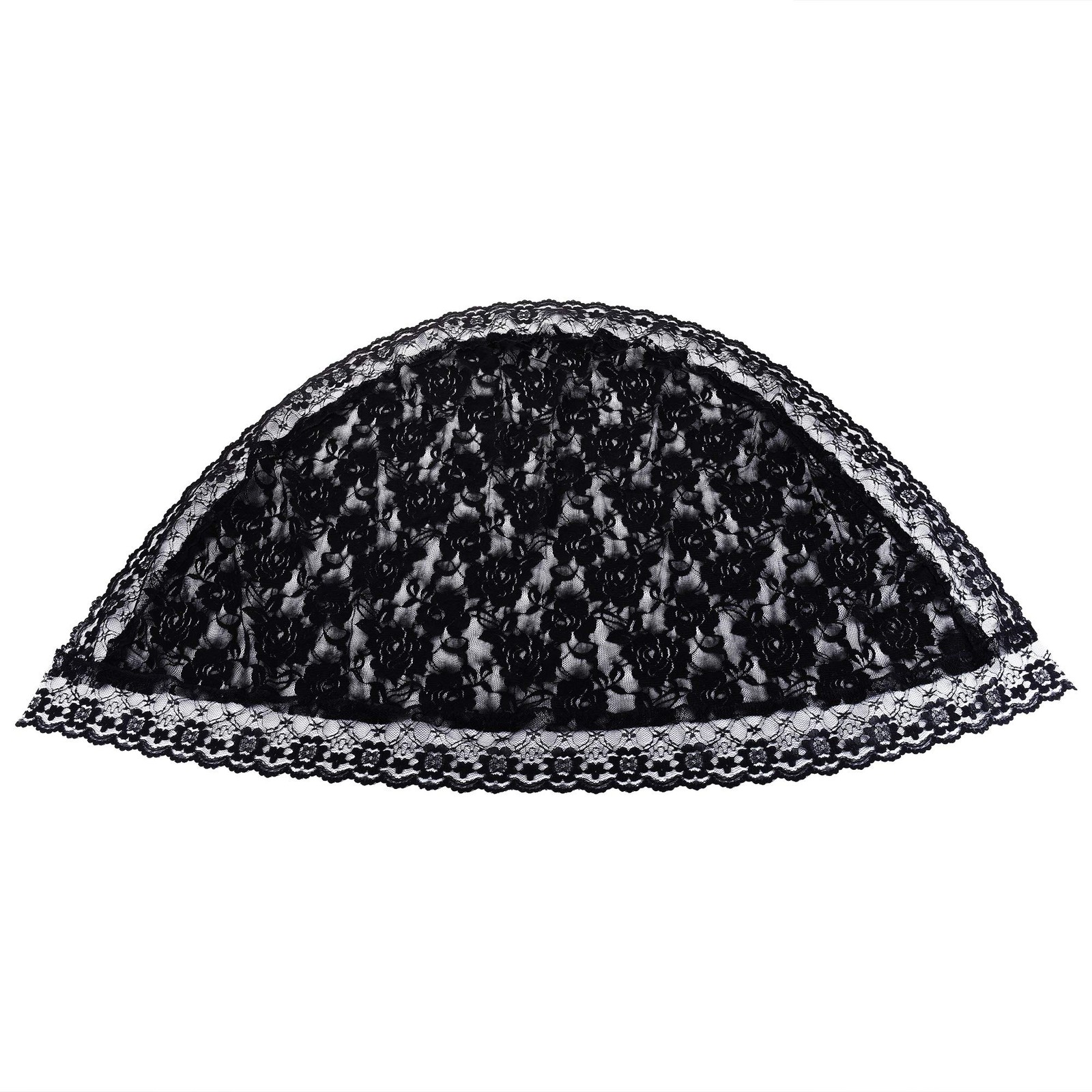 Black Veil Lace Mantilla Catholic Church Chapel Veil Head Covering Latin Mass