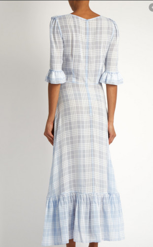 Vampire's Wife Blue White Dress, UK 8