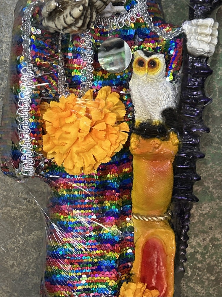 Santa Muerte Statue 30 In Multicolor