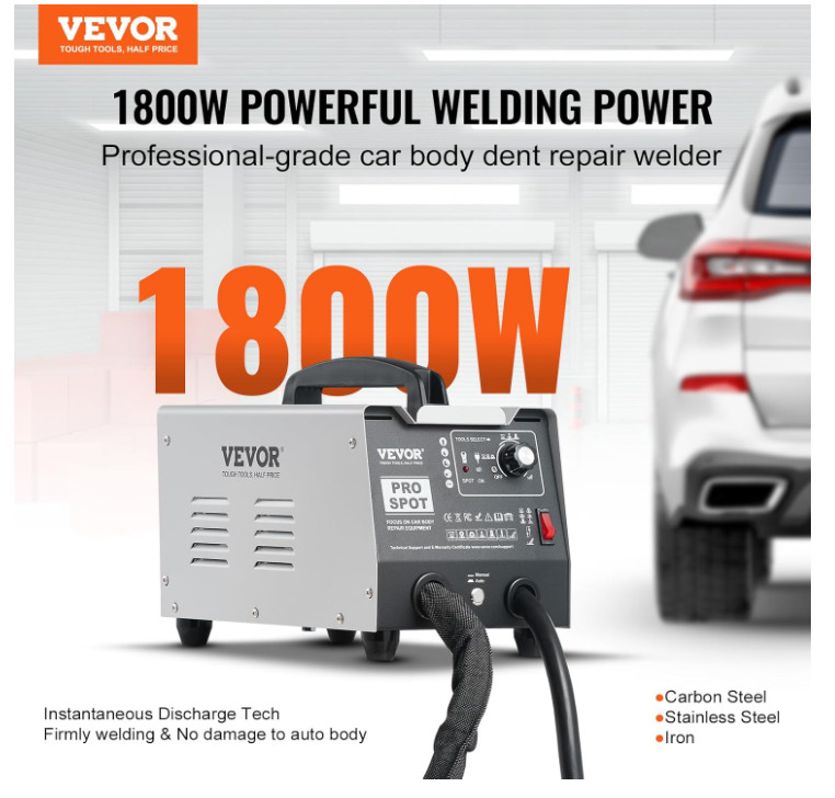 VEVOR Vehicle Panel Spot Puller Dent Spotter Spot Dent Puller