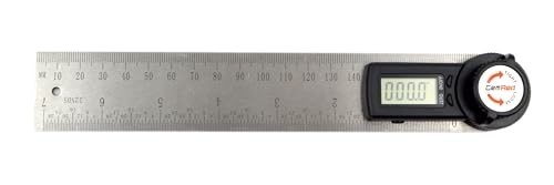 Digital Angle Finder Protractor 7" Stainless Steel Level Tool - Accurate Measure