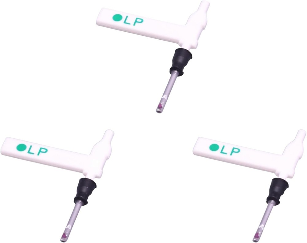 3PCS Needle Stylus for BSR Double-Sided Record Player Replacement Needle Stylus