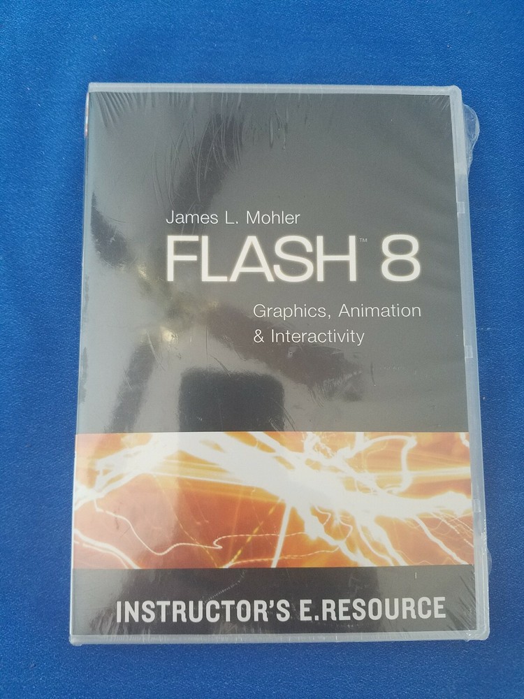 Flash 8: Graphics, Animation & Interactivity by James Mohler NEW SEALED CD