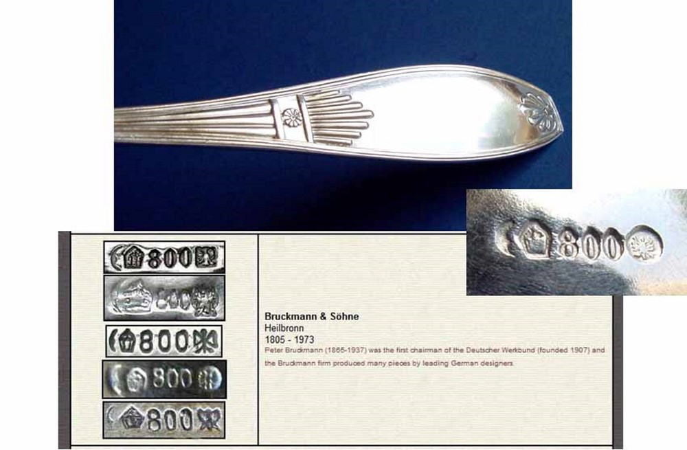 Empire Spoon Bruckmann 800 Silver A161