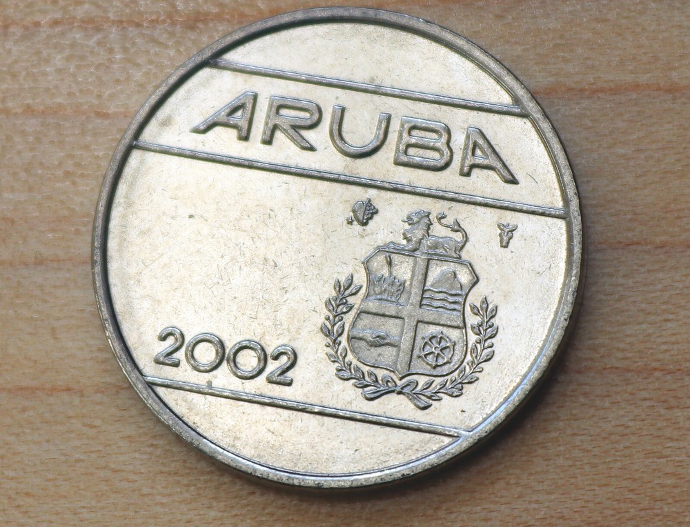 2002 Aruba 25 Cents