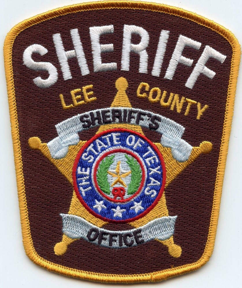LEE COUNTY TEXAS Brown SHERIFF POLICE PATCH