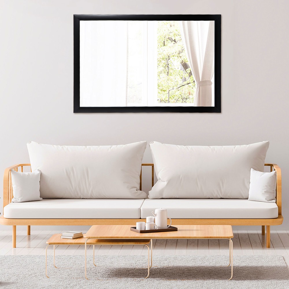 24 x 36" Rectangular Wall Mirror Sturdy Frame Makeup Mirror Standard Mirror