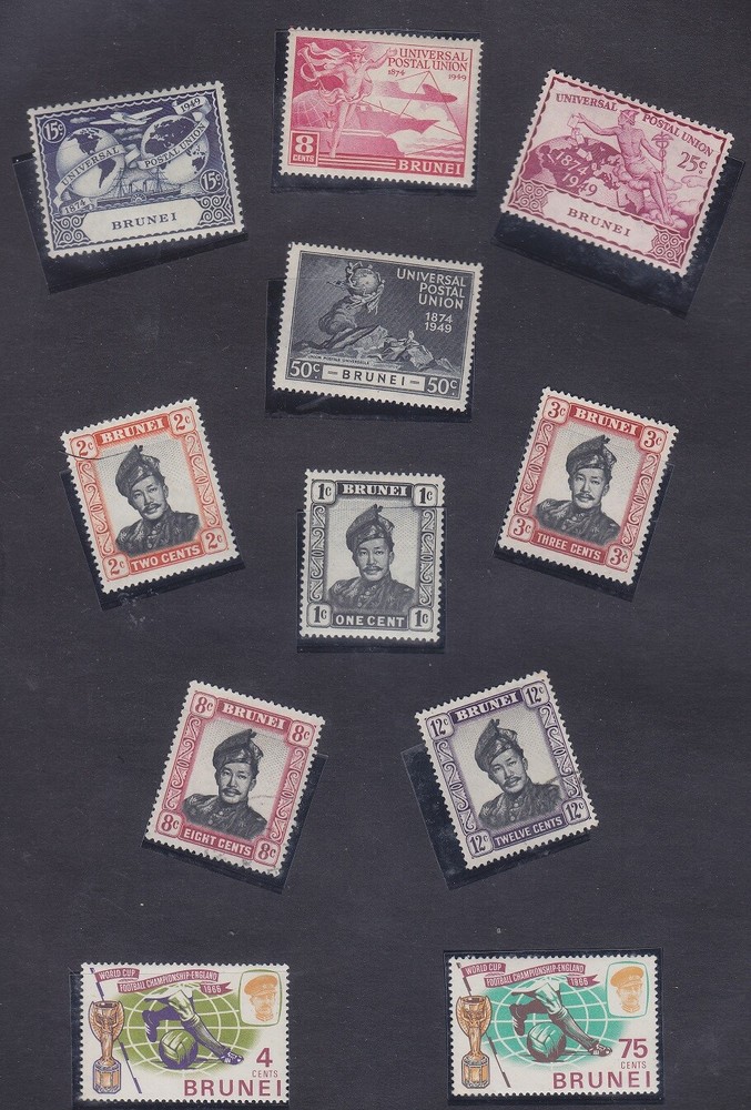 Brunei, 1949-1981 Mostly MLH, Lot 7329