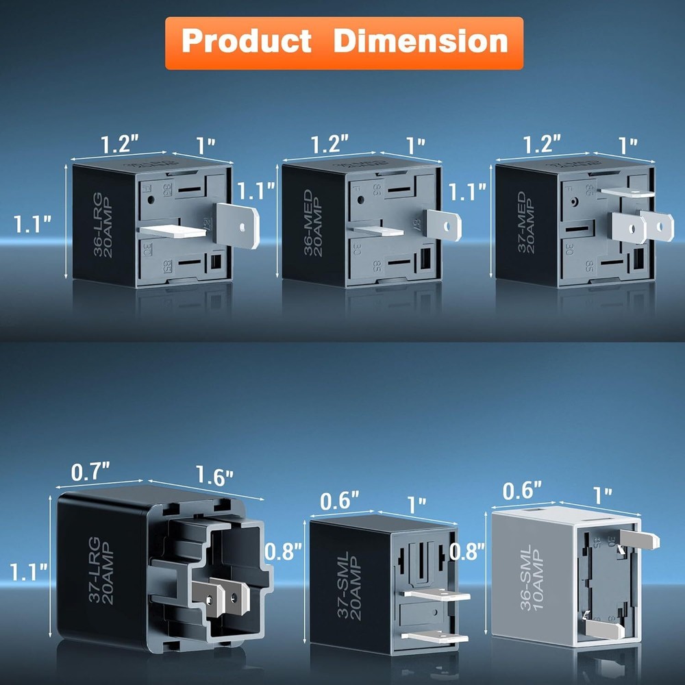 Relay Bypass Switch & Diagnostic Tester 9038 Tester Kit Replace 9036/9037 6-Pack