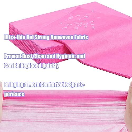 50 Pack Disposable Bed Sheets for Salon Massage Spa Table Cover