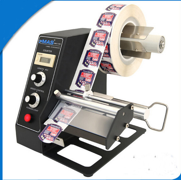 Auto Label Dispenser Device Automatic Sticker Separating Machine 110V MAS-1150D
